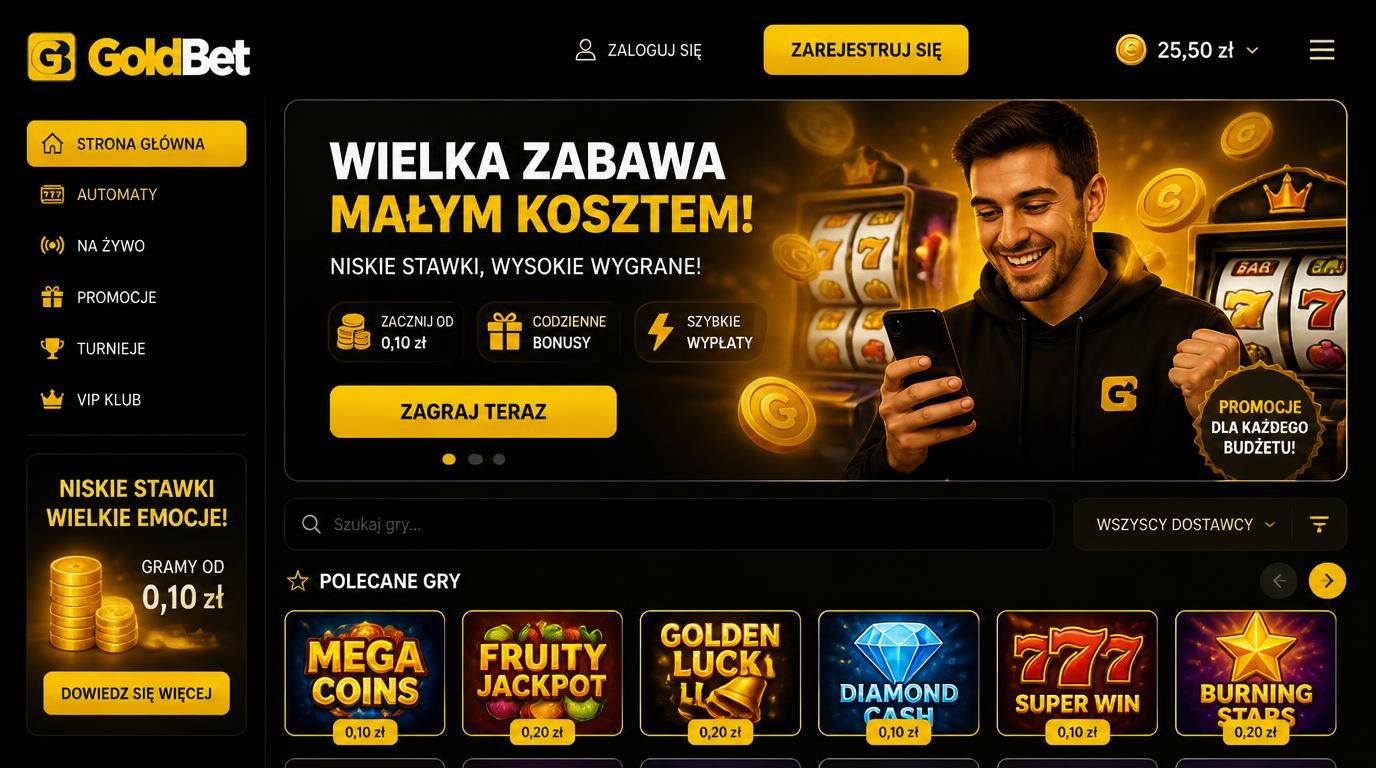 Gracz z ograniczonym budżetem przy automatach